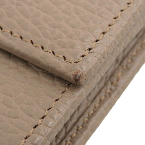 GUCCI Beige Leather GG Marmont Wallet - Picture 6 of 8